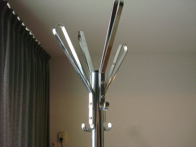 VINTAGE DESIGN STAANDE KAPSTOK 1960/65, Ophalen, Zo goed als nieuw, Metaal, Staande kapstok
