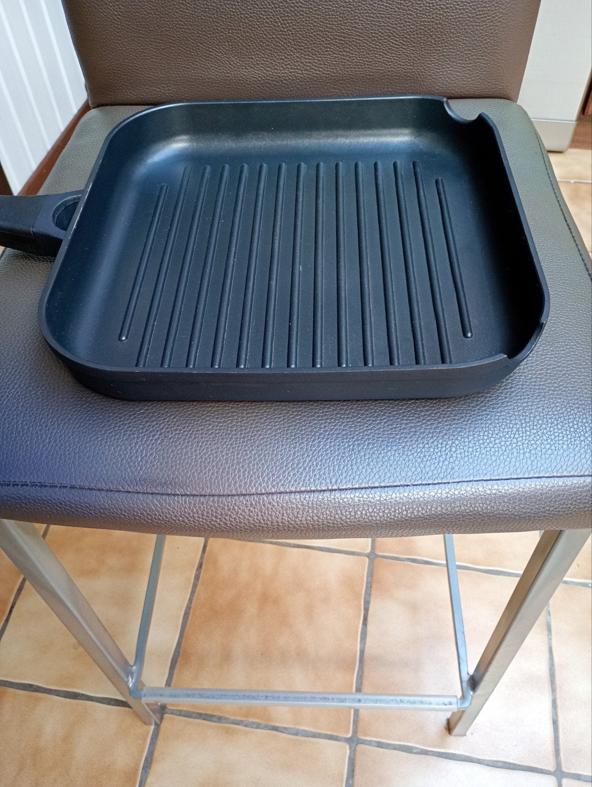 Grillpan, Huis en Inrichting, Keuken | Potten en Pannen, Ophalen