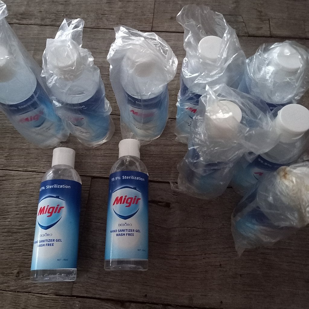 Handgel sanitair washfree 99.9%, Ophalen