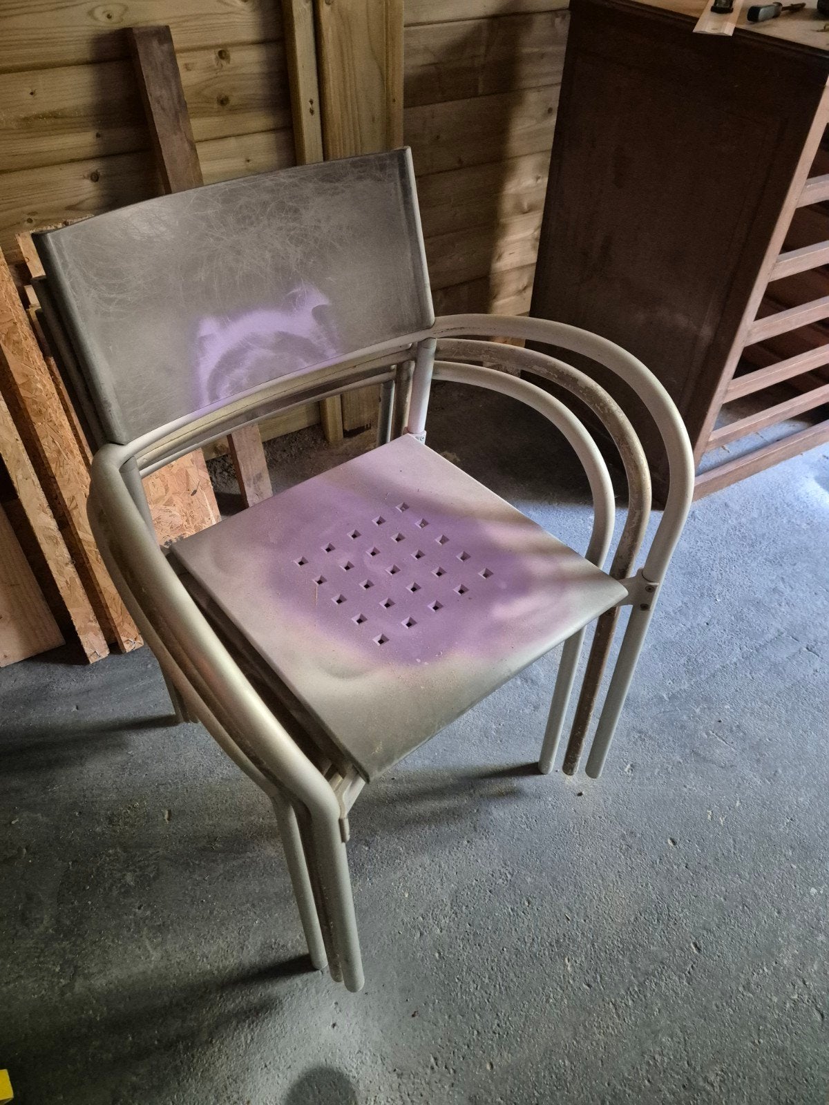 3 stoelen, Ophalen, Gebruikt