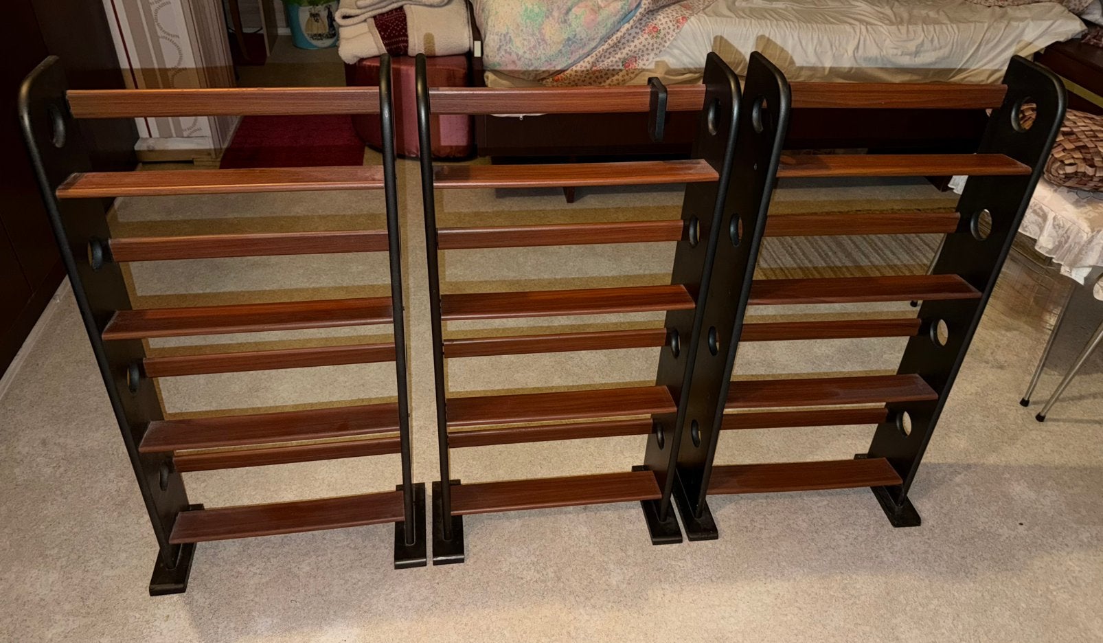 3 meubles de rangement en bois pour DVD, jeux vidéo, livres, Maison & Meubles, Enlèvement, Utilisé