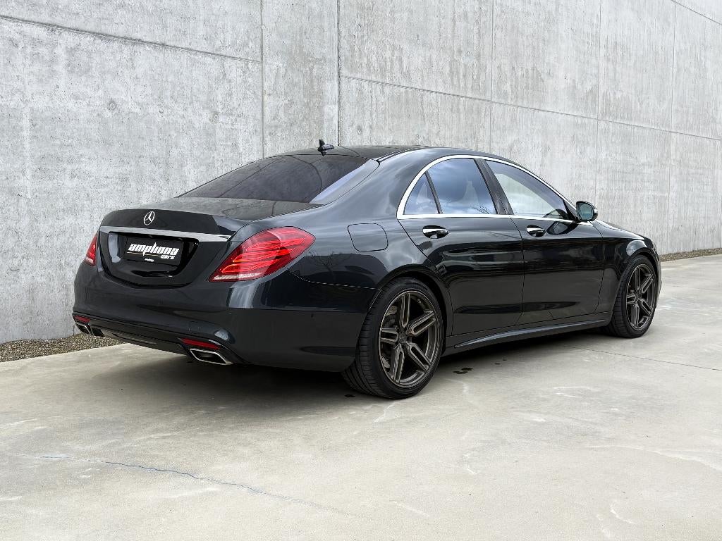 Mercedes S500 AMG 4matic Top of the line V8 luxecruiser, Auto's, Mercedes-Benz, Zwart, Leder, Bedrijf, Vierwielaandrijving