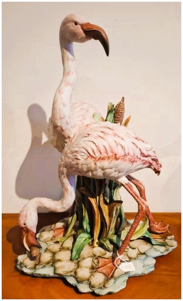 Statue vintage de flamants roses, Enlèvement ou Envoi