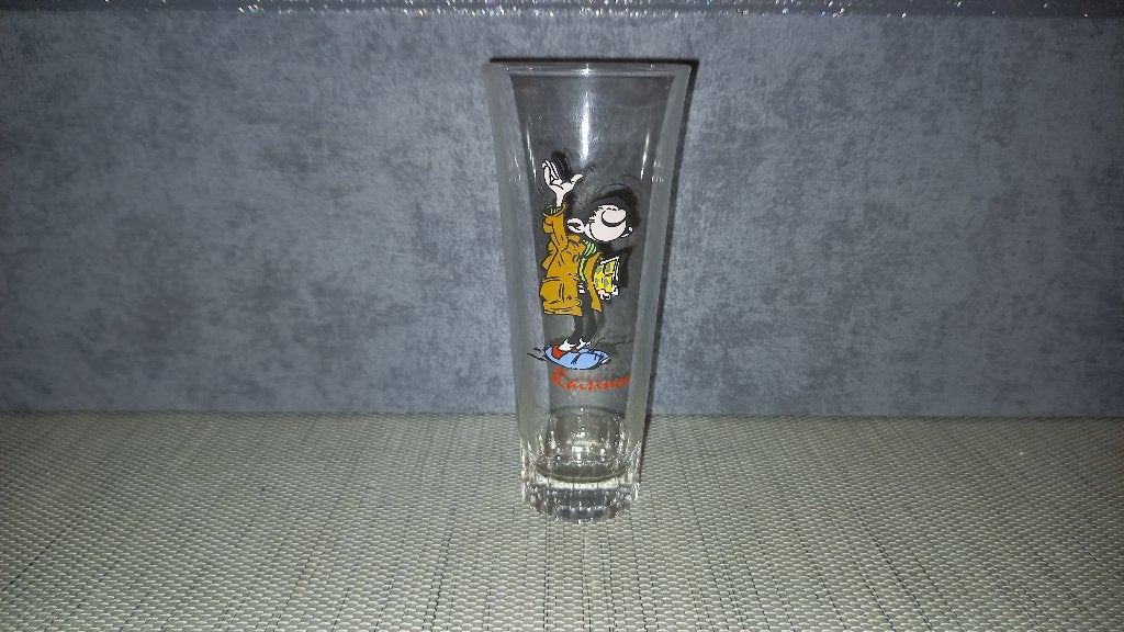 Verre Guust Flater, Collections, Enlèvement ou Envoi, Gaston ou Spirou, Comme neuf, Ustensile