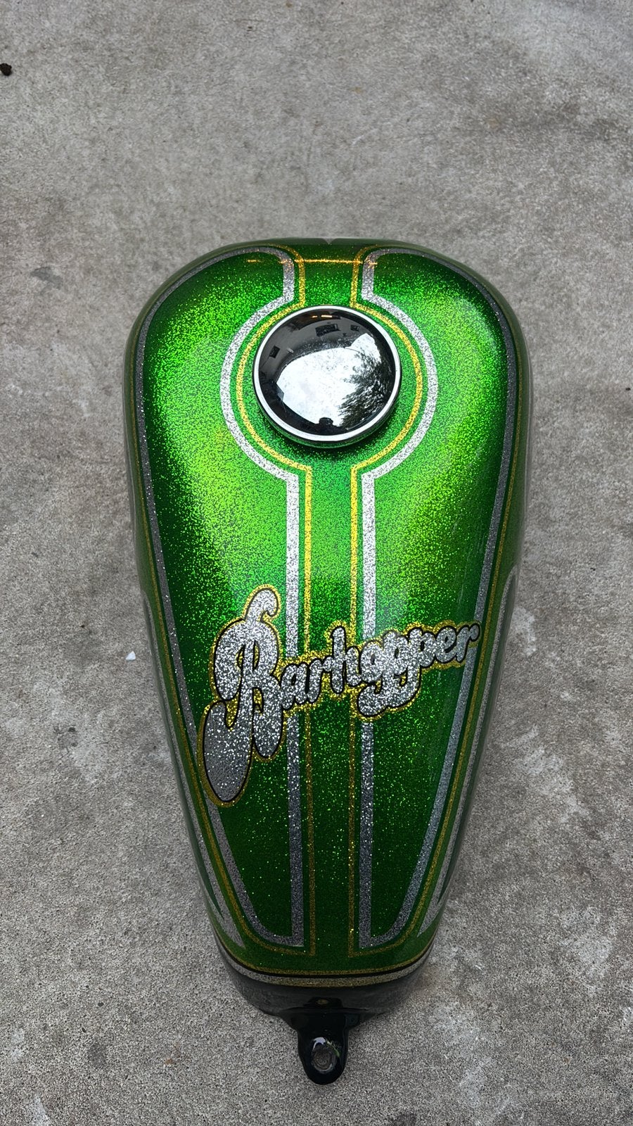 Chopper peanut tank metalflake, Motoren, Ophalen