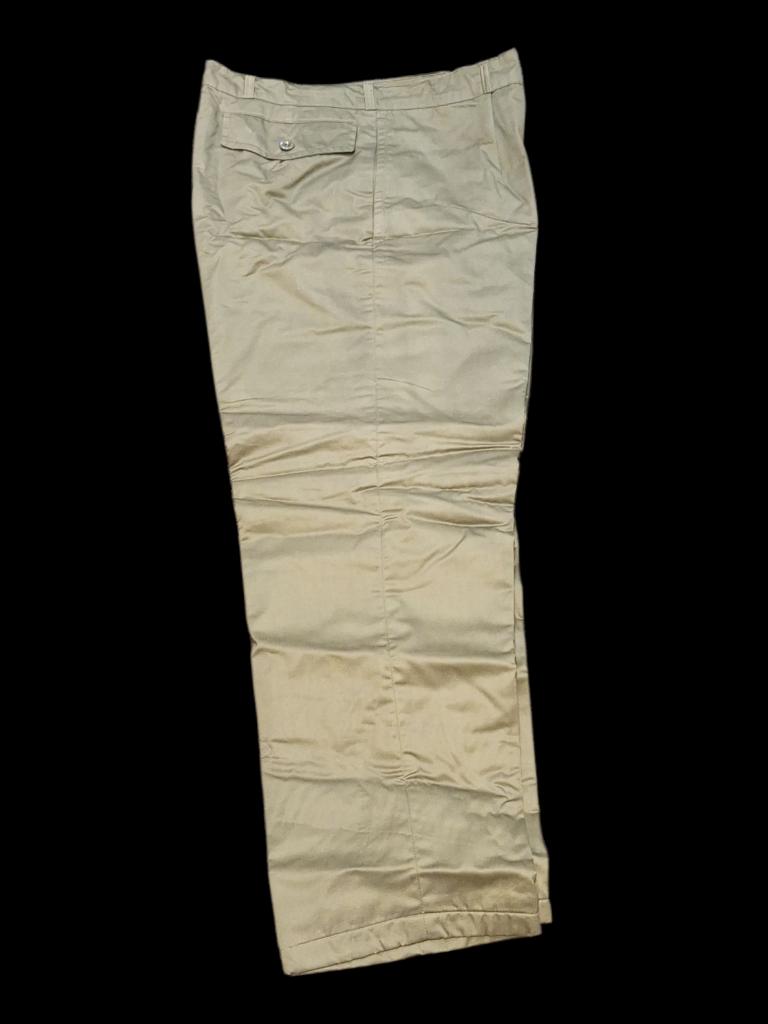 oude olijfgroene gewatteerde katoenen leger broek, 1970, Verzamelen, Ophalen of Verzenden, Landmacht, Kleding of Schoenen