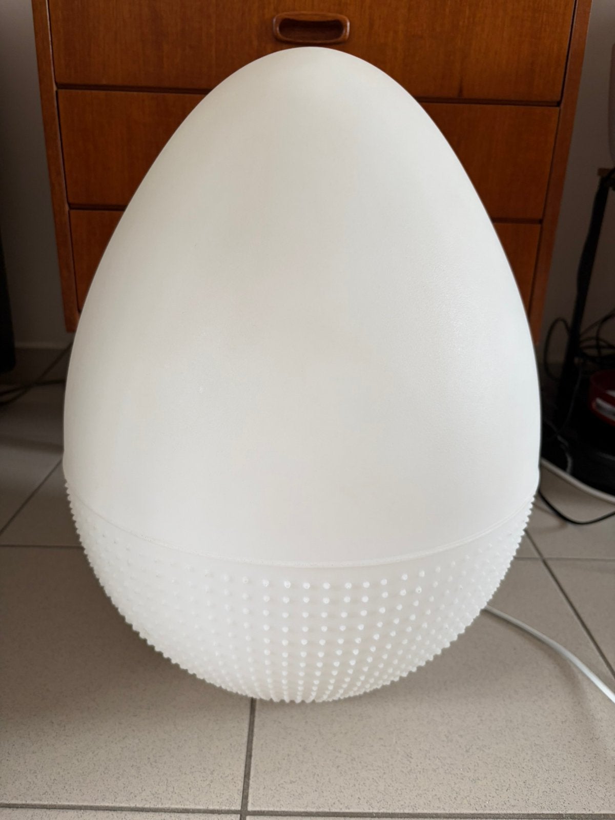 Lampe oeuf design, Enlèvement, Utilisé