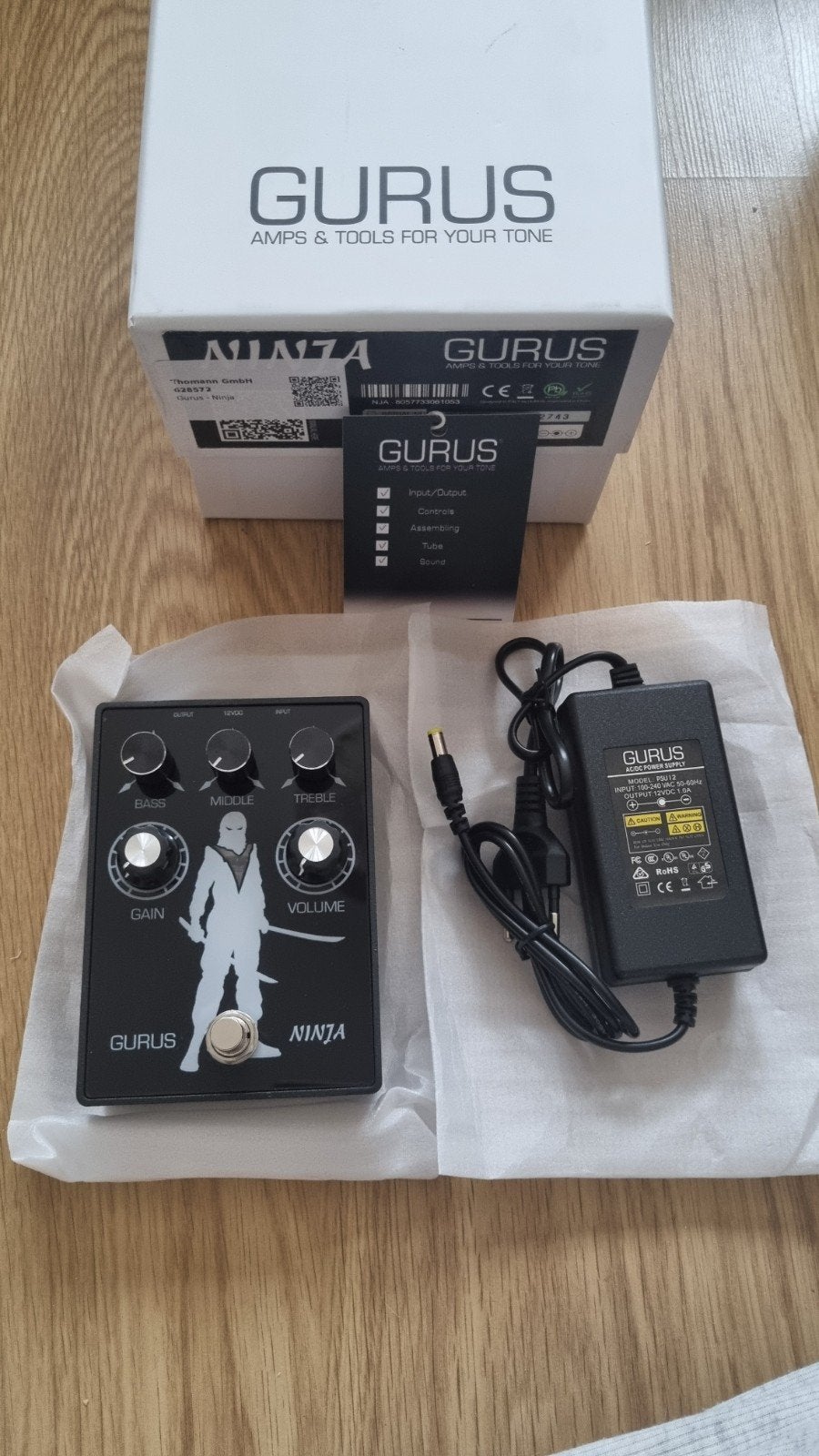 Pédale guitare Gurus Ninja Neuve, Musique & Instruments, Enlèvement, Neuf