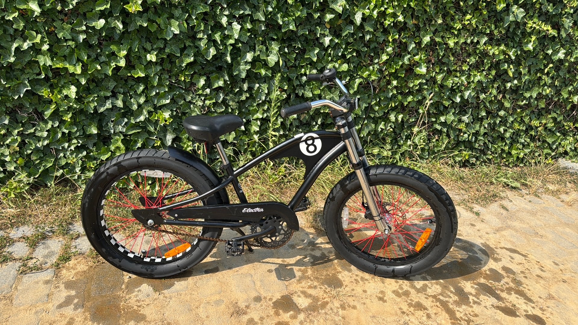 Elektra straight 8 kinderfiets 20”, Fietsen en Brommers, Ophalen, Gebruikt, Handrem, Schijfrem