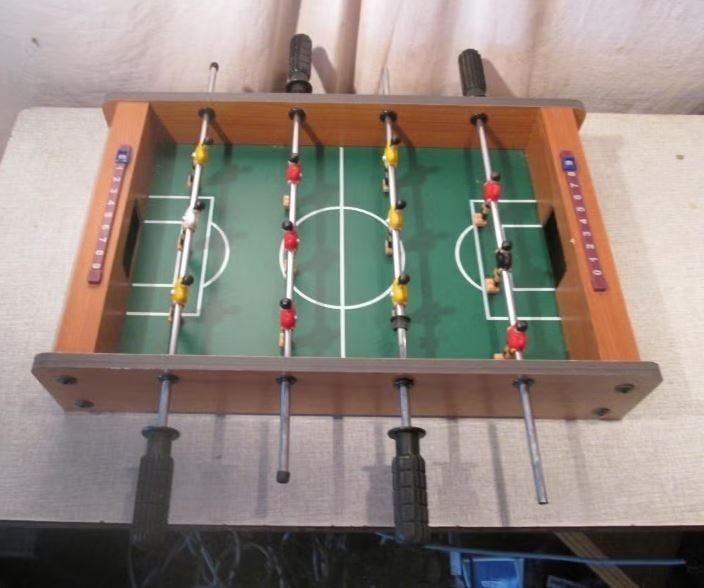 Prima Houten Voetbalspel / Voetbaltafel - 52x32, Ophalen of Verzenden, Zo goed als nieuw