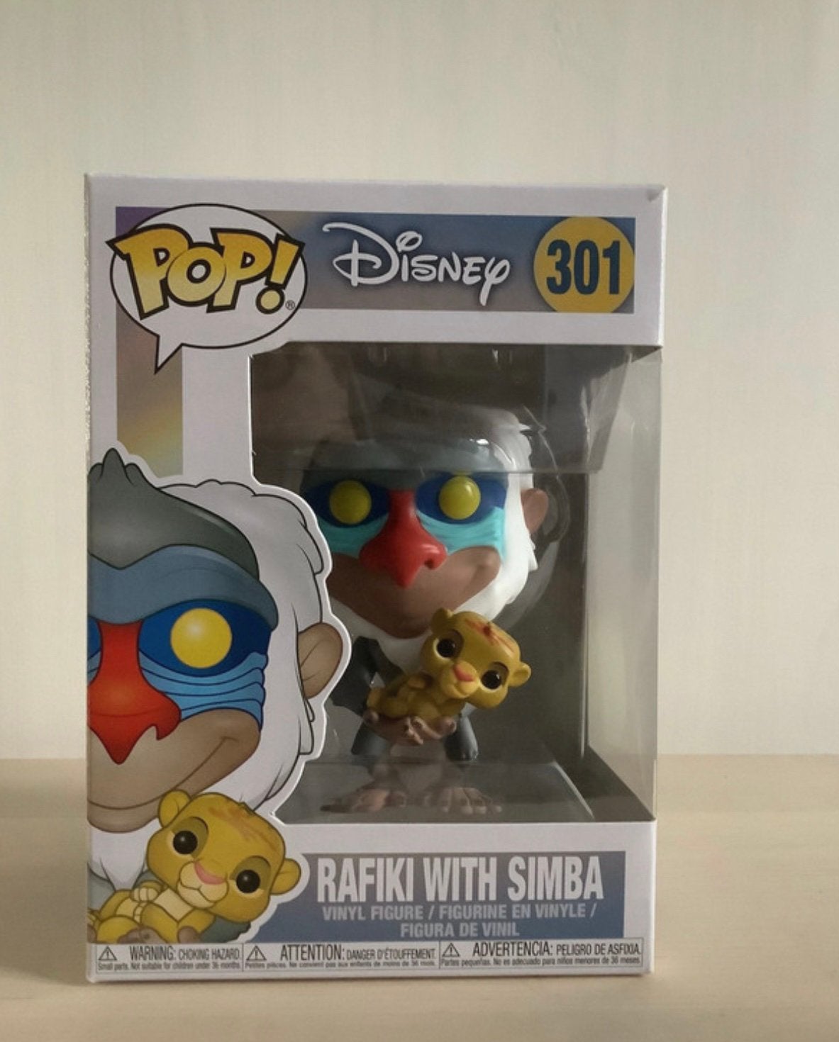 Funko pop Rafiki with Simba, Collections, Enlèvement ou Envoi, Comme neuf