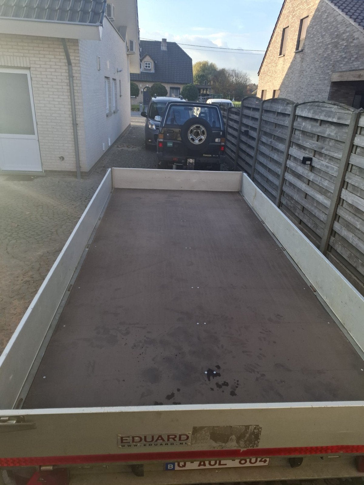 aanhangwagen eduard 2700kg 4x2m, Auto diversen, Ophalen, Gebruikt