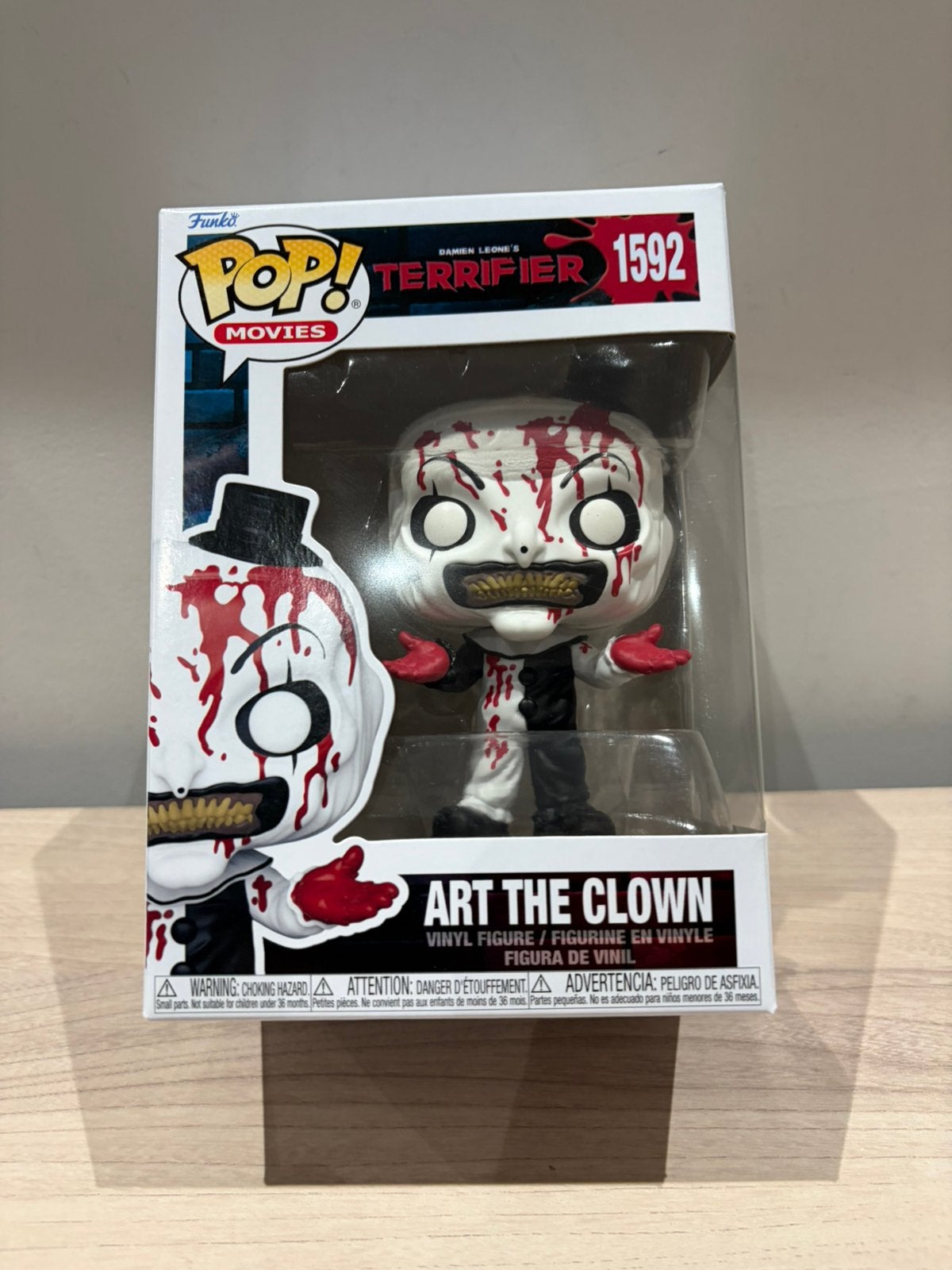 Funko Pop! Terrifier Art the Clown #1592 Bloody Vinyl Figure, Ophalen of Verzenden