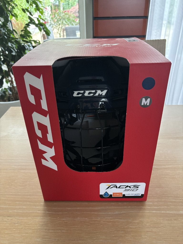 CCM Tacks 910 helm Senior M - 2 maanden gebruikt, Sport en Fitness, IJshockey, Ophalen, Gebruikt, Bescherming
