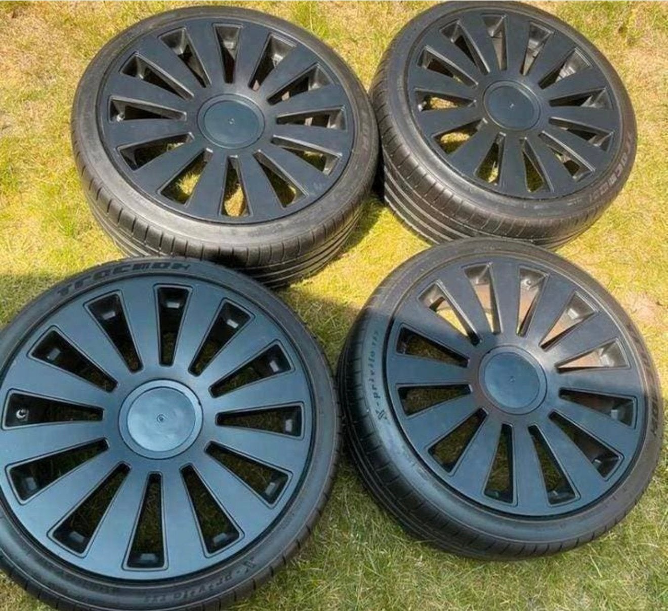 255/35 ZR20 velgen met zomerbanden z.g.a.n., Ophalen, Velg(en), 20 inch, Zomerbanden