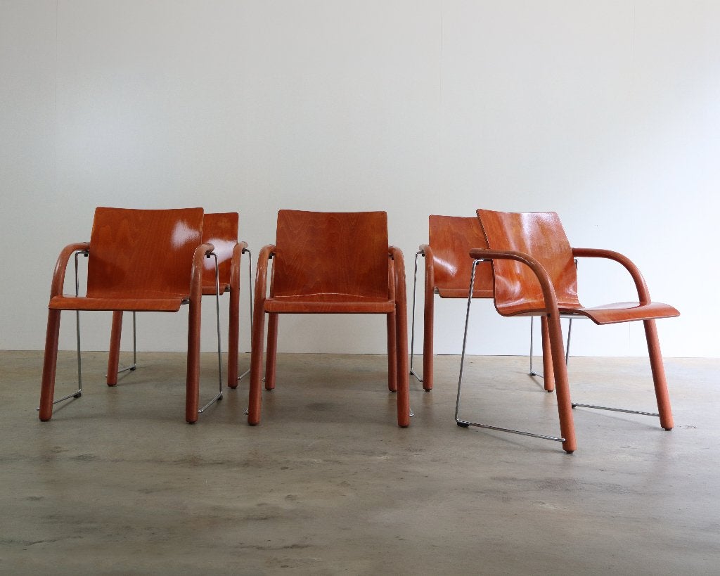 6x Thonet S320 stoelen design Schneider & Böhme, Ophalen