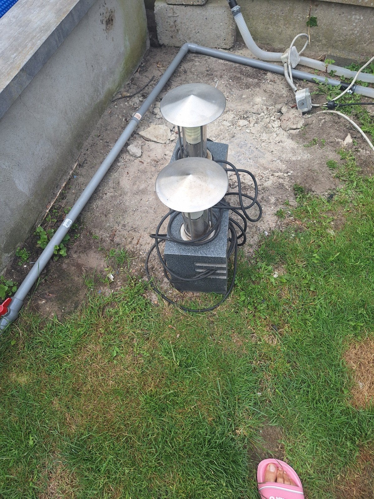 Buiten lampen voor in de tuin, Ophalen