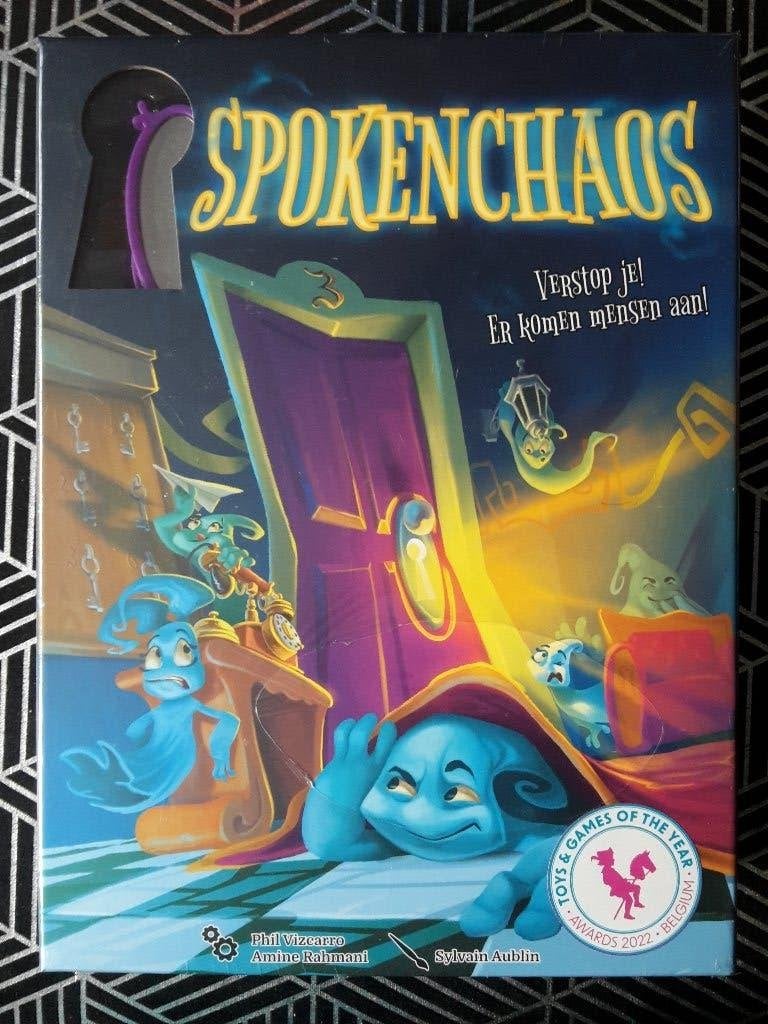 Splinternieuw spel Spokenchaos, 2-4 sp., 8+, + 1 gratis demo, Hobby en Vrije tijd, Ophalen of Verzenden, Nieuw, Asmodee