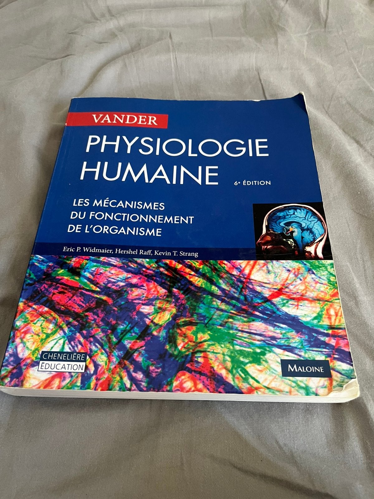 Livre sur la physiologie humaine, Livres, Envoi, Comme neuf, Enseignement supérieur