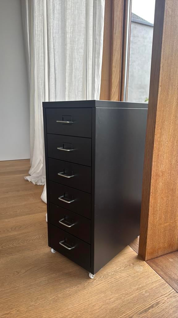 Ikea helmer zwart, Huis en Inrichting, Ophalen, Minder dan 50 cm, Zo goed als nieuw, Minder dan 100 cm