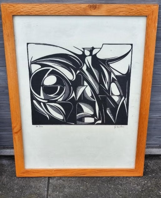 Lithographie signe, Enlèvement ou Envoi, Lithographie