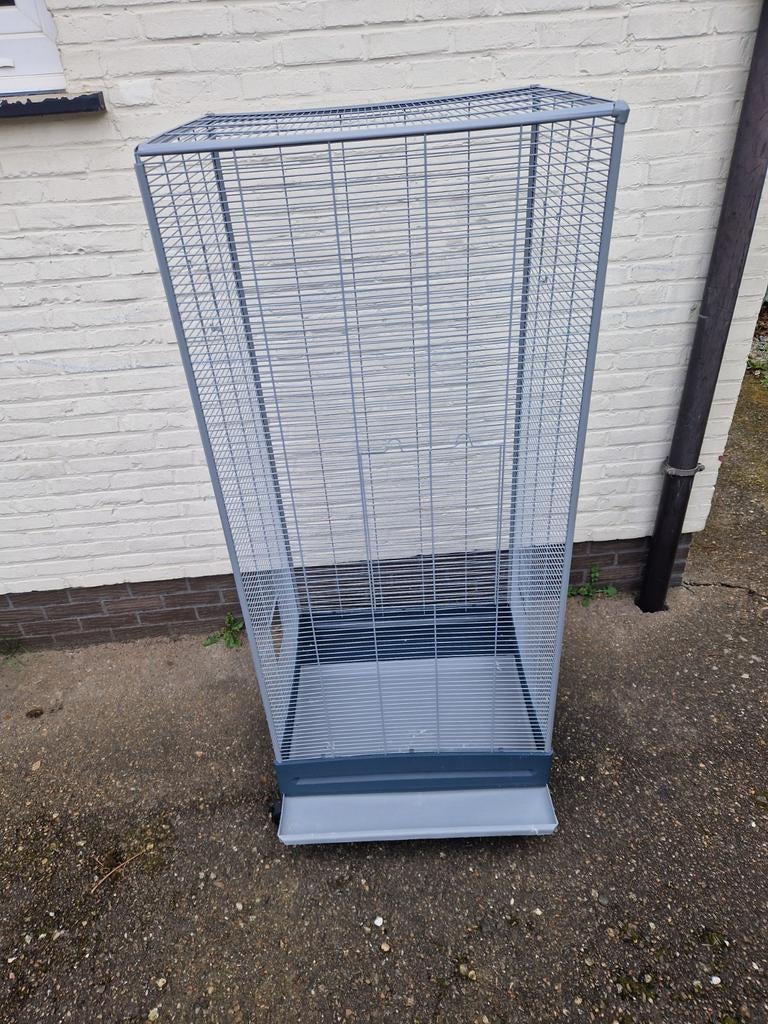 Cage à oiseaux grise - 65 x 54 x 150 cm, Enlèvement, Cage à oiseaux