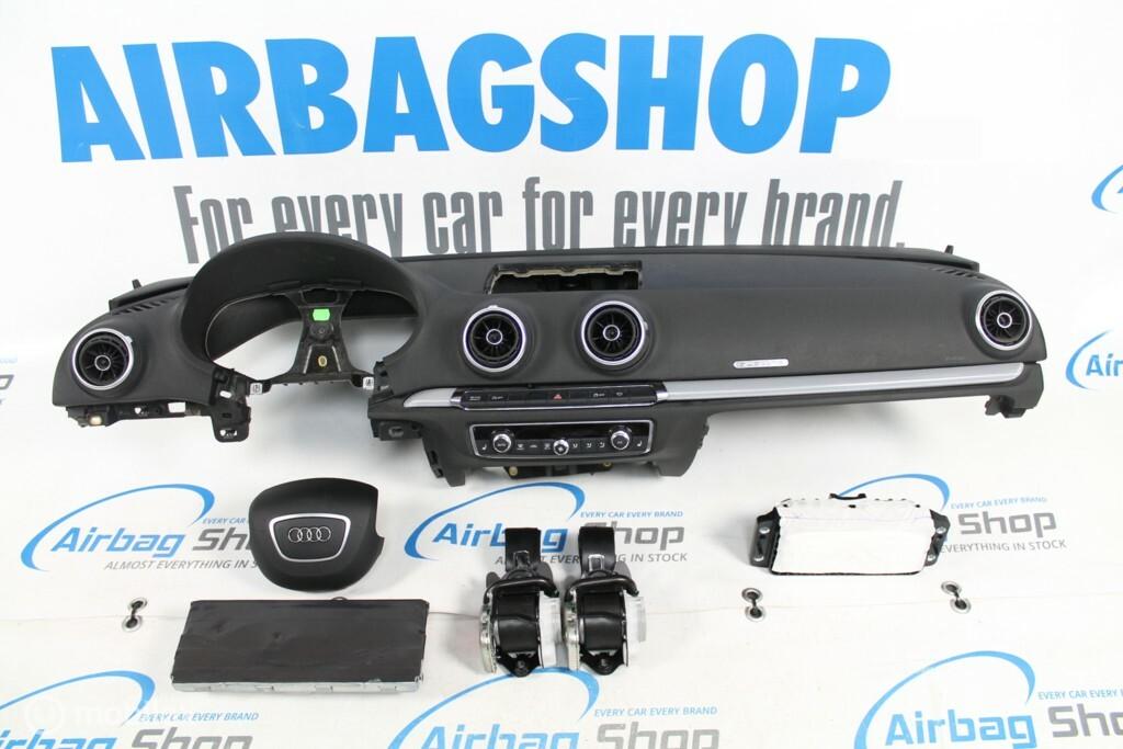 Airbag set - Dashboard 4 sp. Quattro Audi A3 8V (2012-2020), Gebruikt, Ophalen of Verzenden