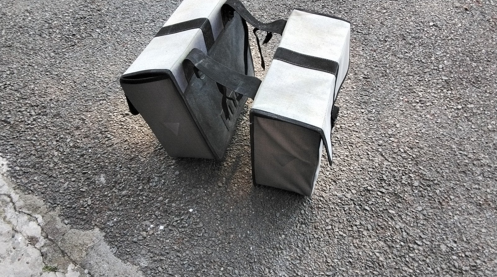 dubbele fiets tassen maxxus, Ophalen