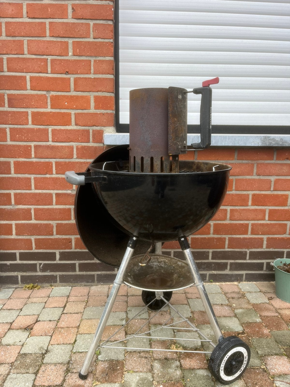 Weber barbeque, Ophalen, Gebruikt
