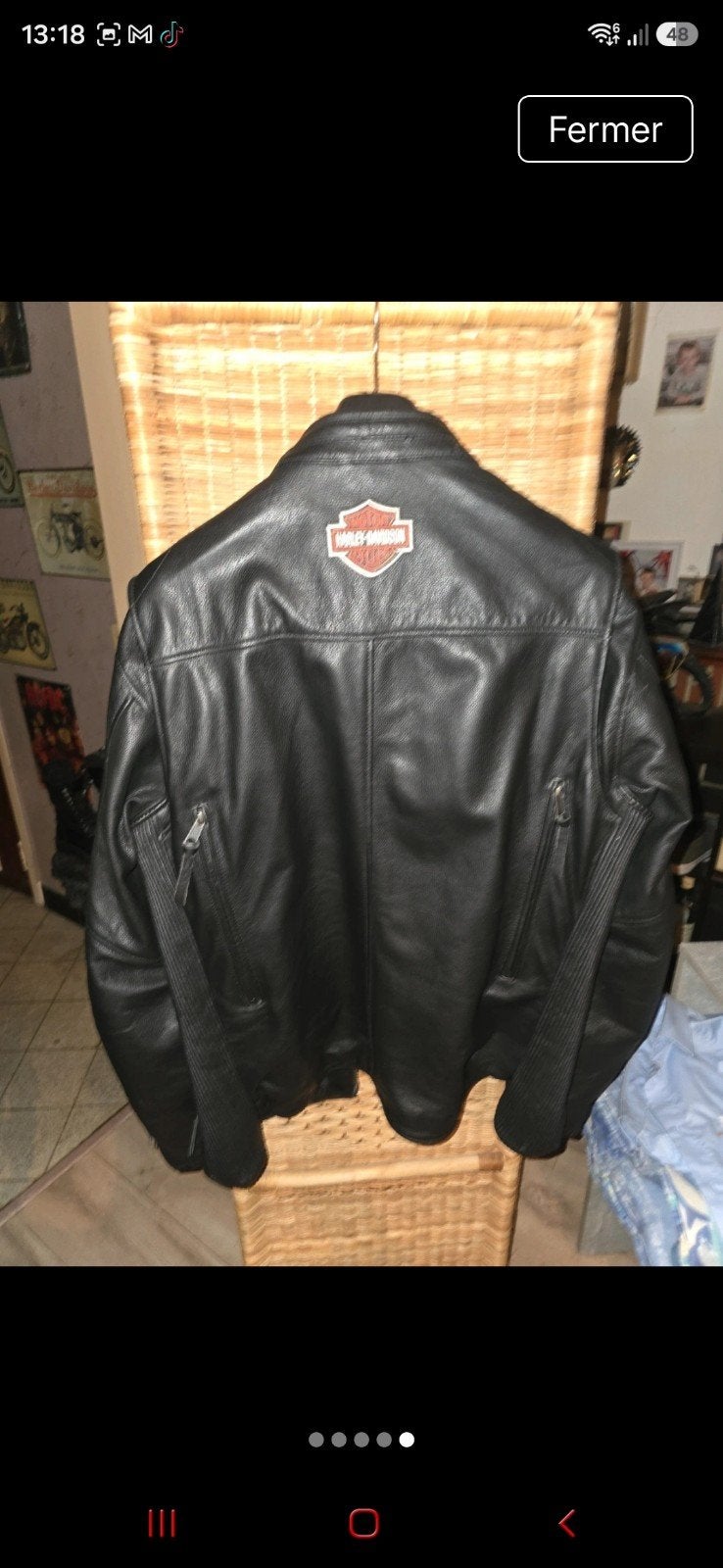 Veste cuir Harley-Davidson