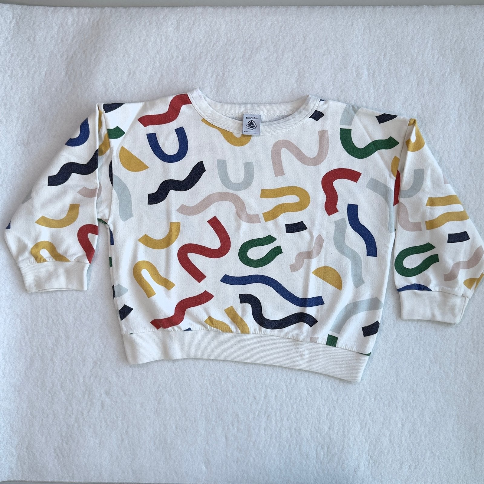Petit Bateau - pull - 5 jaar, Enlèvement, Comme neuf, Garçon, Pull ou Veste