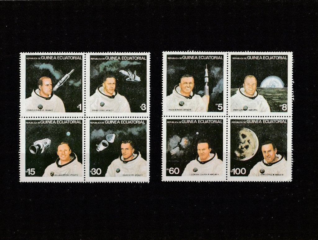 SERIE  EQUATORIAAL GUINEA  POSTFRIS -  Astronauten, Ophalen of Verzenden, Postfris, Overige thema's
