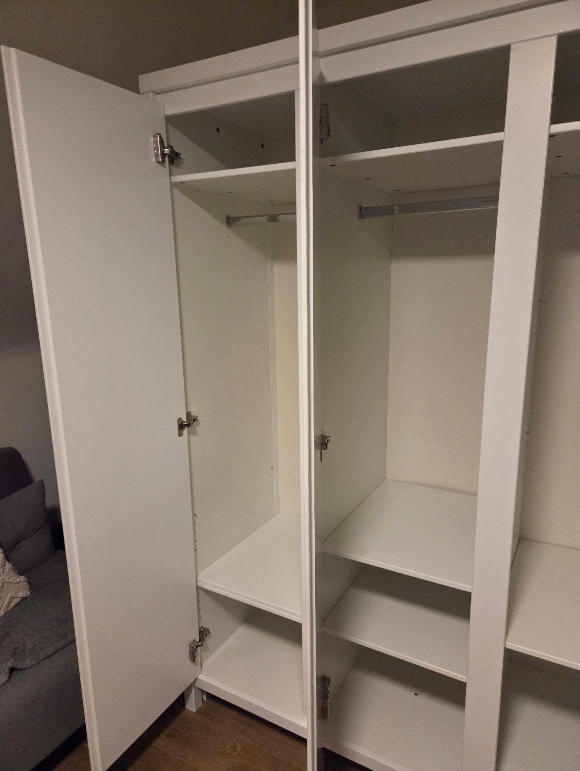 Witte kleerkast, Huis en Inrichting, Ophalen, Zo goed als nieuw