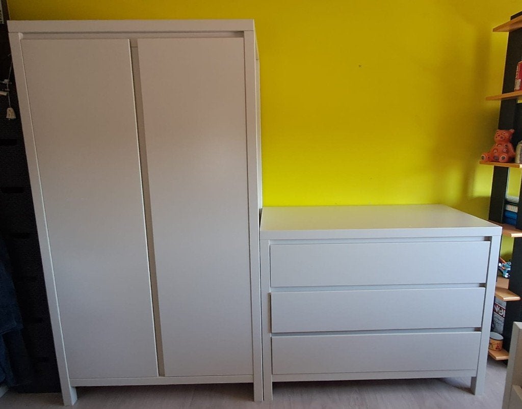 Bopita Corsica babykamer/kinderkamer meegroeibed lichtgrijs, Kinderen en Baby's, Ophalen, Gebruikt, Jongetje of Meisje