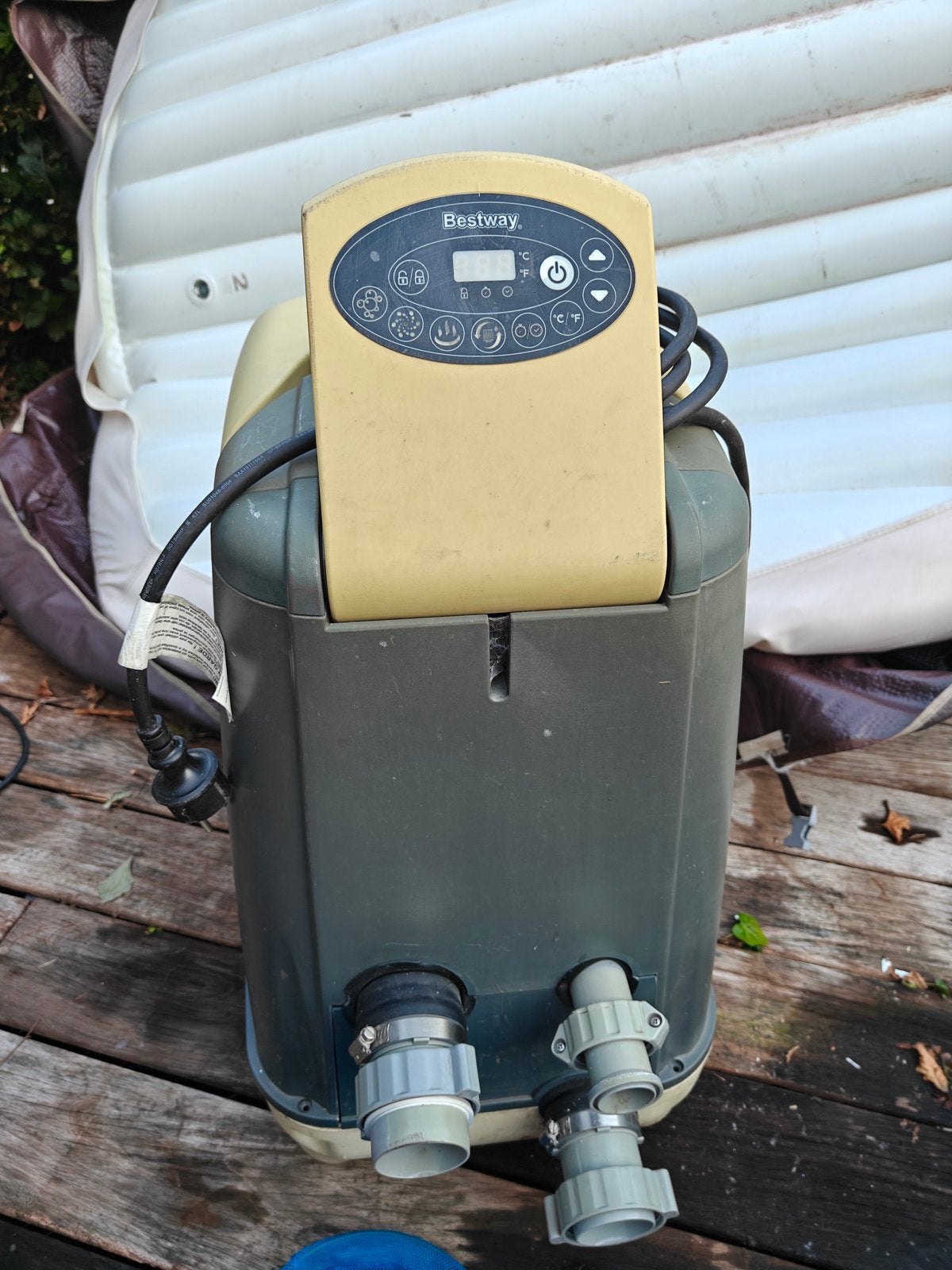 Bestway Lazy Spa Maldives - voor onderdelen, Tuin en Terras, Ophalen, Gebruikt, Filter, Opblaasbaar