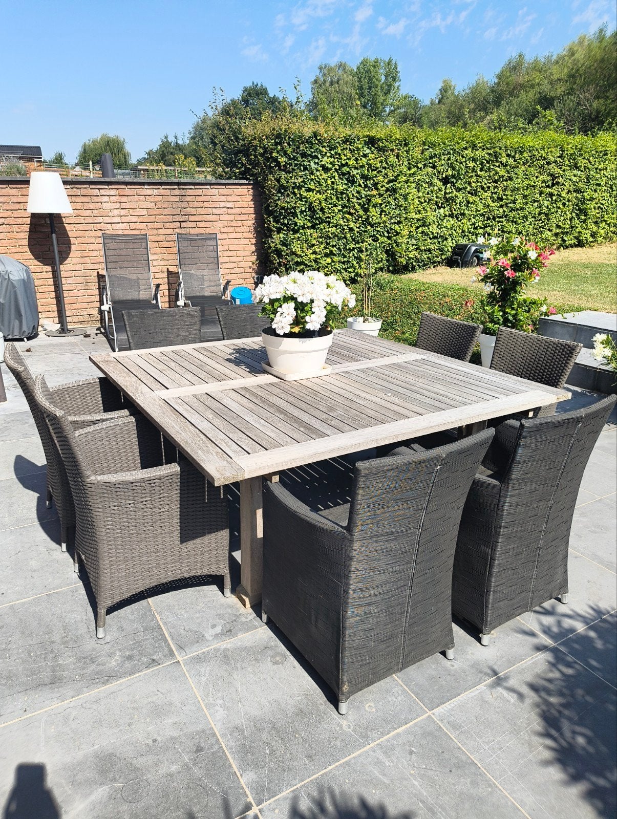 tuinset tafel en stoelen, Ophalen
