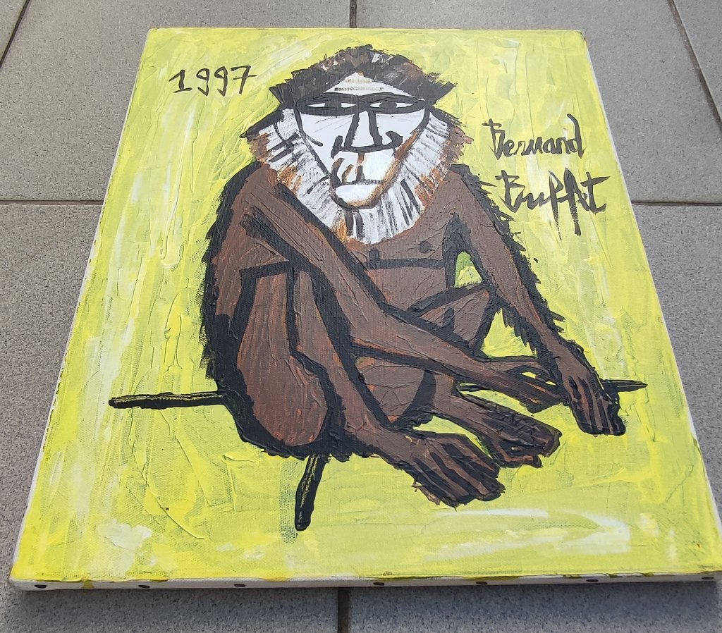 Schilderij - olieverf op doek, Enlèvement ou Envoi, Abstrait, Peinture à l'huile, Toile