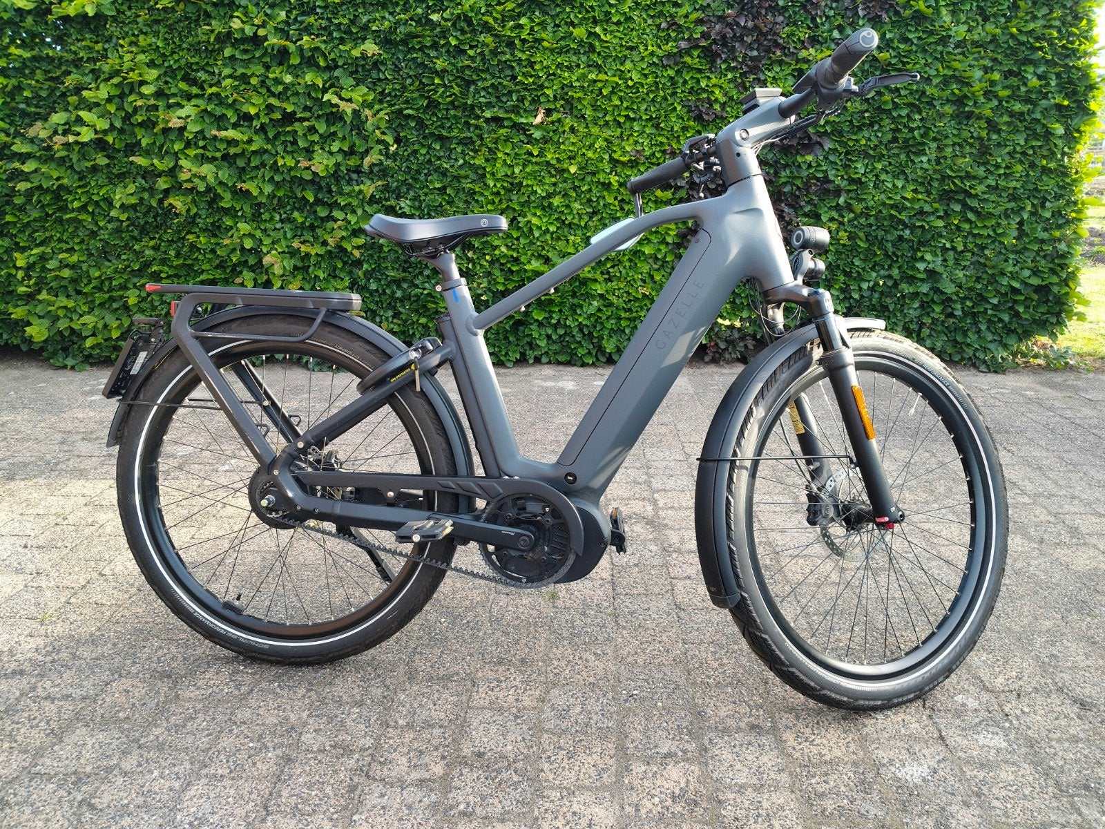 Gazelle Eclipse 09/24 tot km 2415, Fietsen en Brommers, Elektrische fietsen, Ophalen, Zo goed als nieuw, 51 tot 55 cm, 50 km per accu of meer