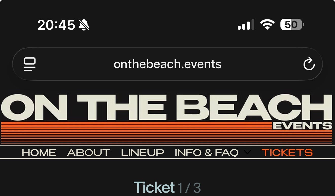 Billet on the beach David Guetta, Tickets & Billets