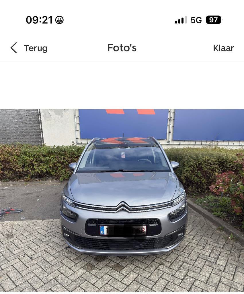 Citroen Spacetourer 2019,1.5Diesel met 130 pk Automatic, Autos, Citroën, Cuir, Argent ou Gris, Achat, 7 places
