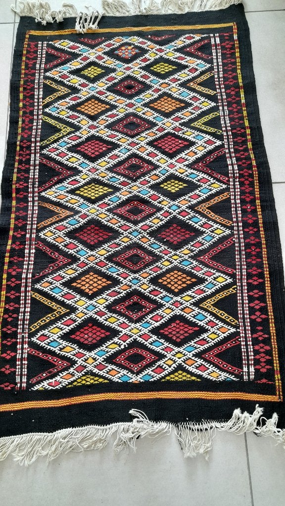 Kelim Oosters tapijt, Ophalen