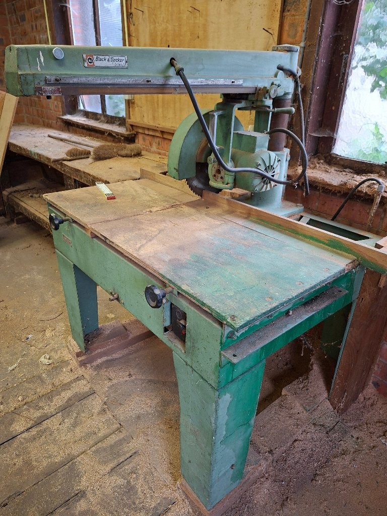 Vintage Black & Decker De Walt professioneel model 445, Schrijnwerk of Zaagwerk