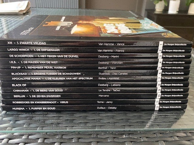 Stripcollectie De Morgen, 12 delen, Boeken, Complete serie of reeks, Ophalen, Zo goed als nieuw