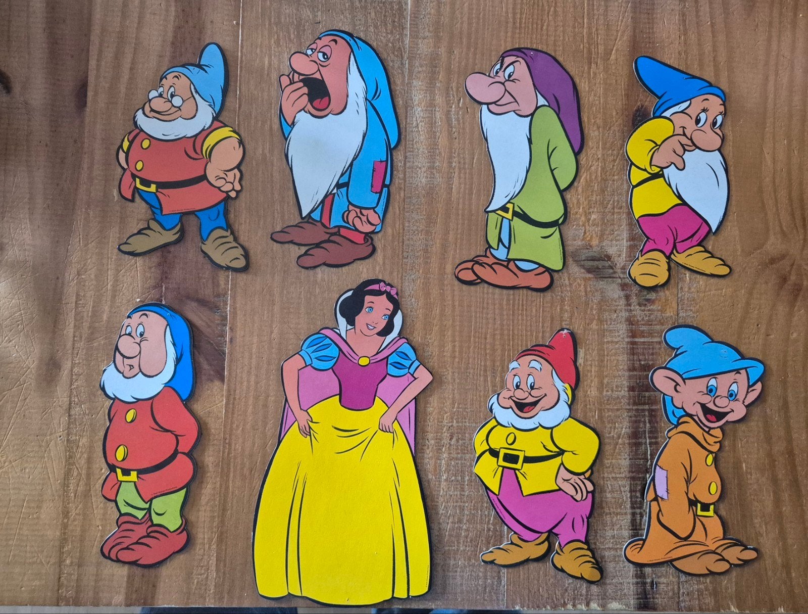 Sneeuwwitje figuren van Walt Disney Productions, Ophalen of Verzenden, Gebruikt, Beeldje of Figuurtje