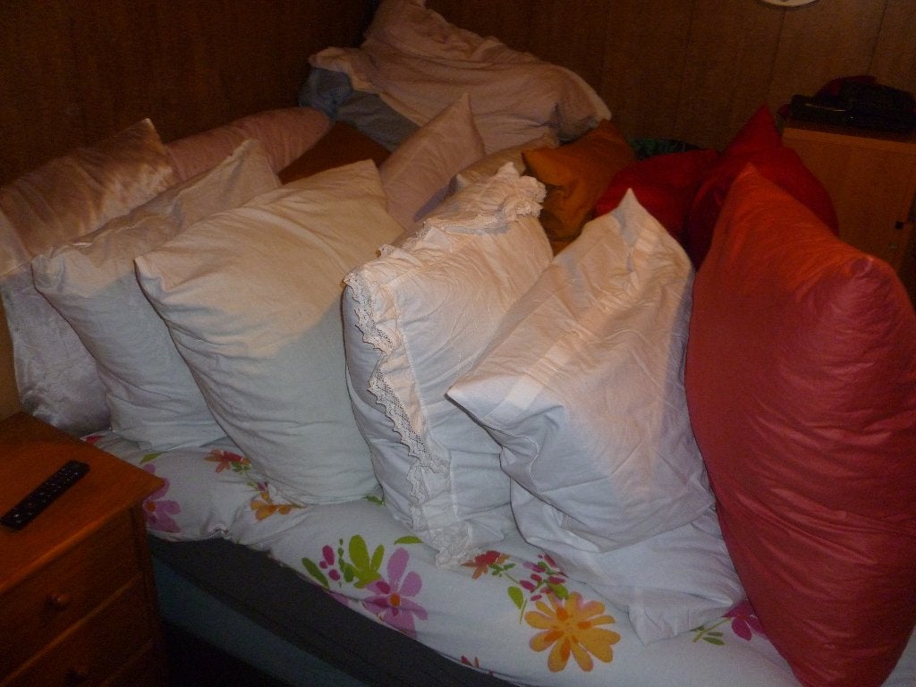 echte dons kussens en dekens, Huis en Inrichting, Gebruikt, Eenpersoons, Meerkleurig, Dons en Veren