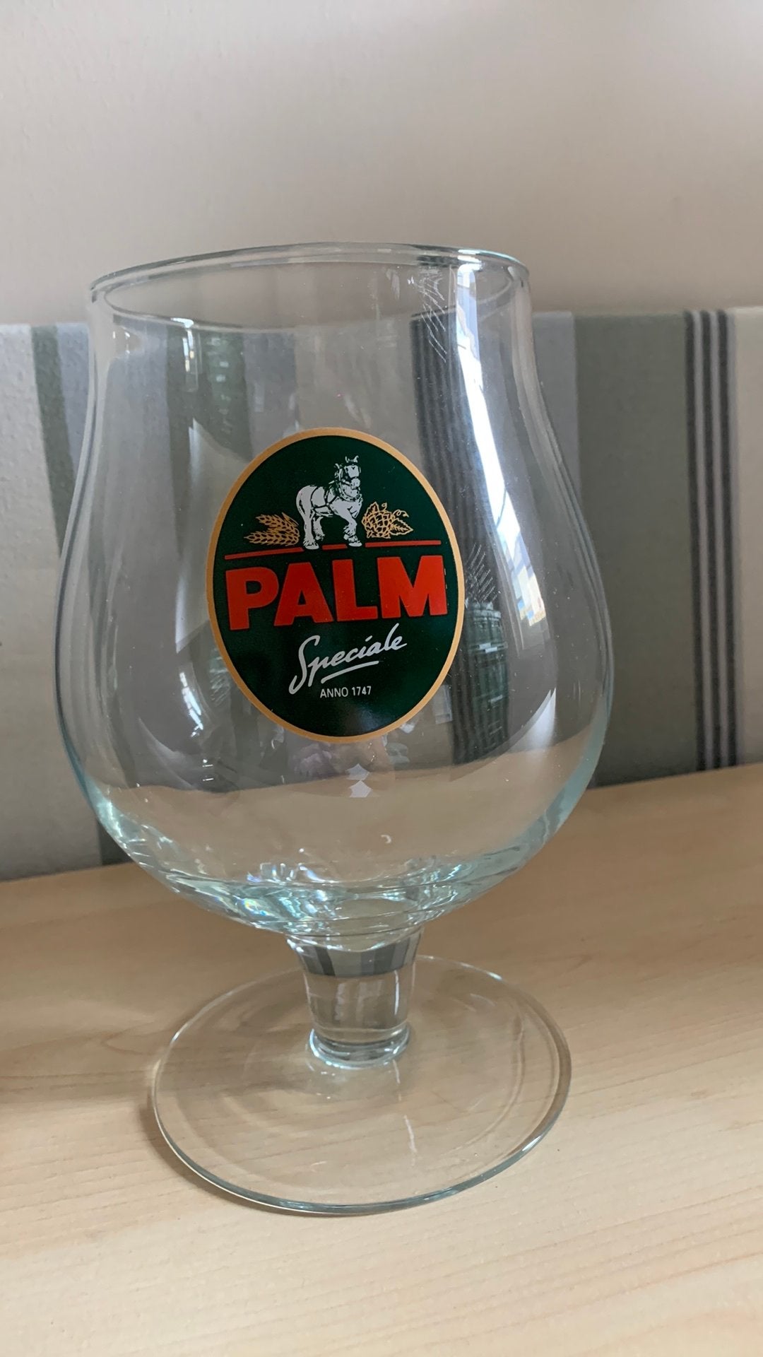 Groot Palmglas, Verzamelen, Biermerken, Ophalen, Nieuw, Glas of Glazen, Palm