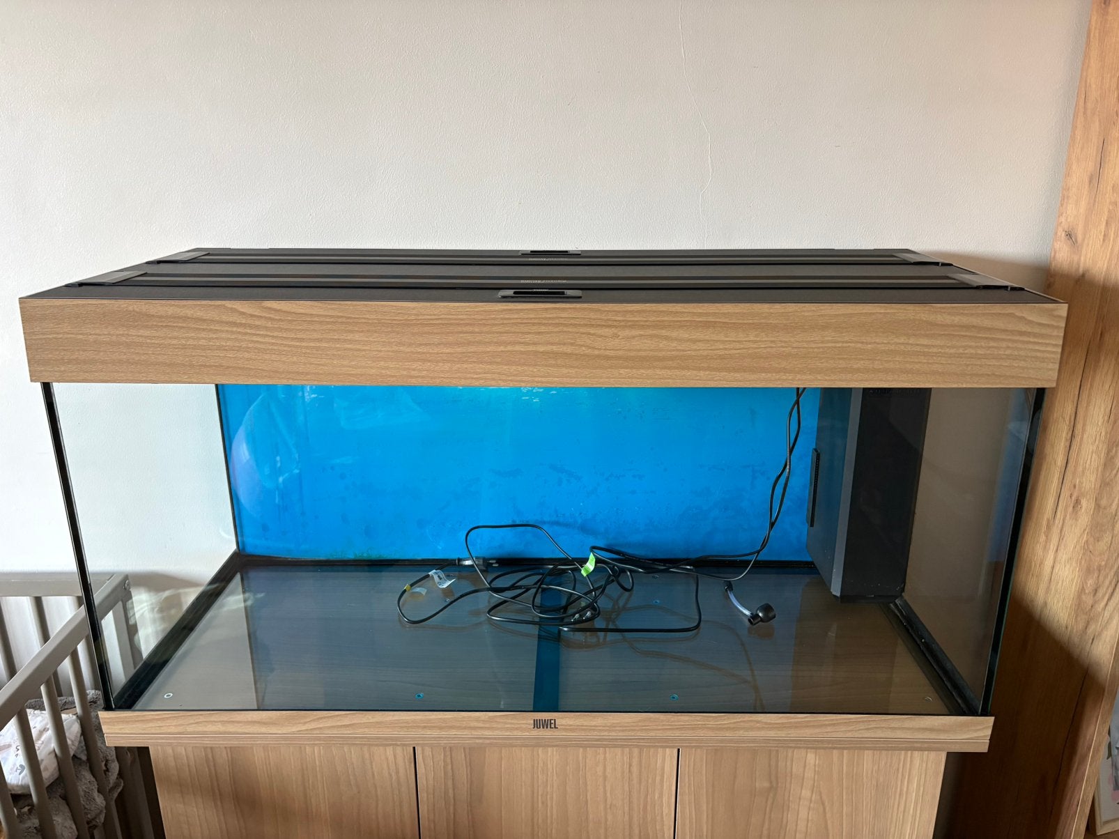 Juwel Rio 180 – Aquascaping – Chihiros Universal WRGB 1000, Dieren en Toebehoren, Ophalen, Gebruikt, Leeg aquarium, Inclusief deksel