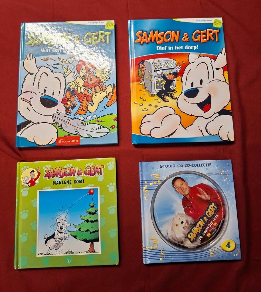 Boeken en cd : studio 100 samson en Gert, Boeken, Kinderboeken | Jeugd | onder 10 jaar, Ophalen of Verzenden