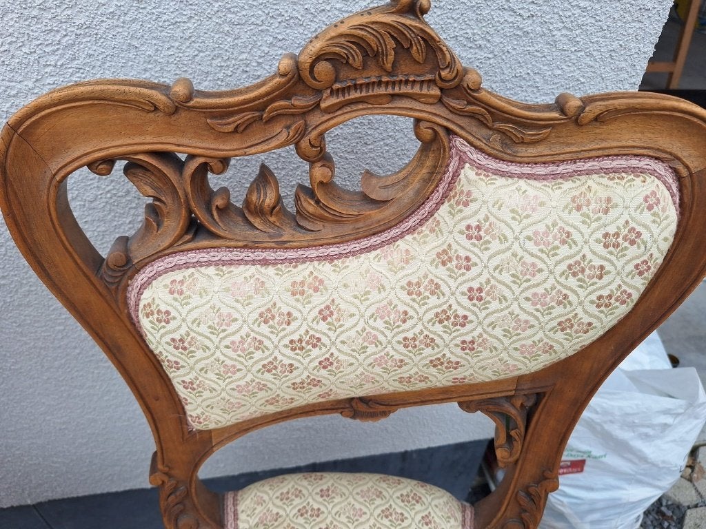 Paar antieke stoelen in Louis XV-stijl, Antiek en Kunst, Ophalen