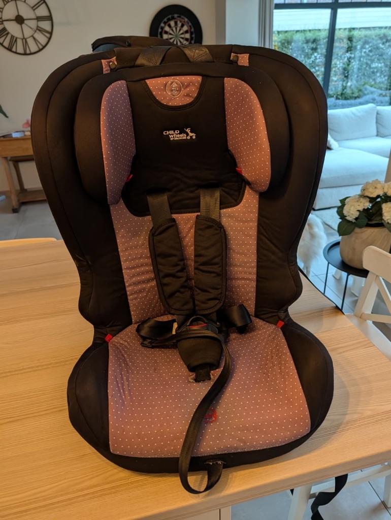 Autostoel Child Wheels, Kinderen en Baby's, Gebruikt, Zijbescherming, 9 t/m 36 kg, Isofix